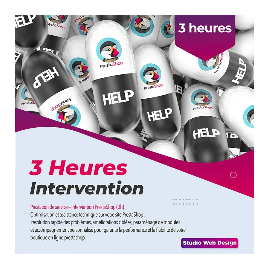 3 heures d'intervention prestashop 3 heures d'intervention prestashop