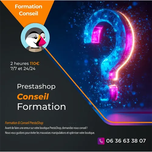 2 heures conseil assistance téléphonique prestashop